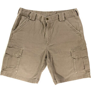 Carhartt Men's Size 36 Cargo Shorts Brown Khaki